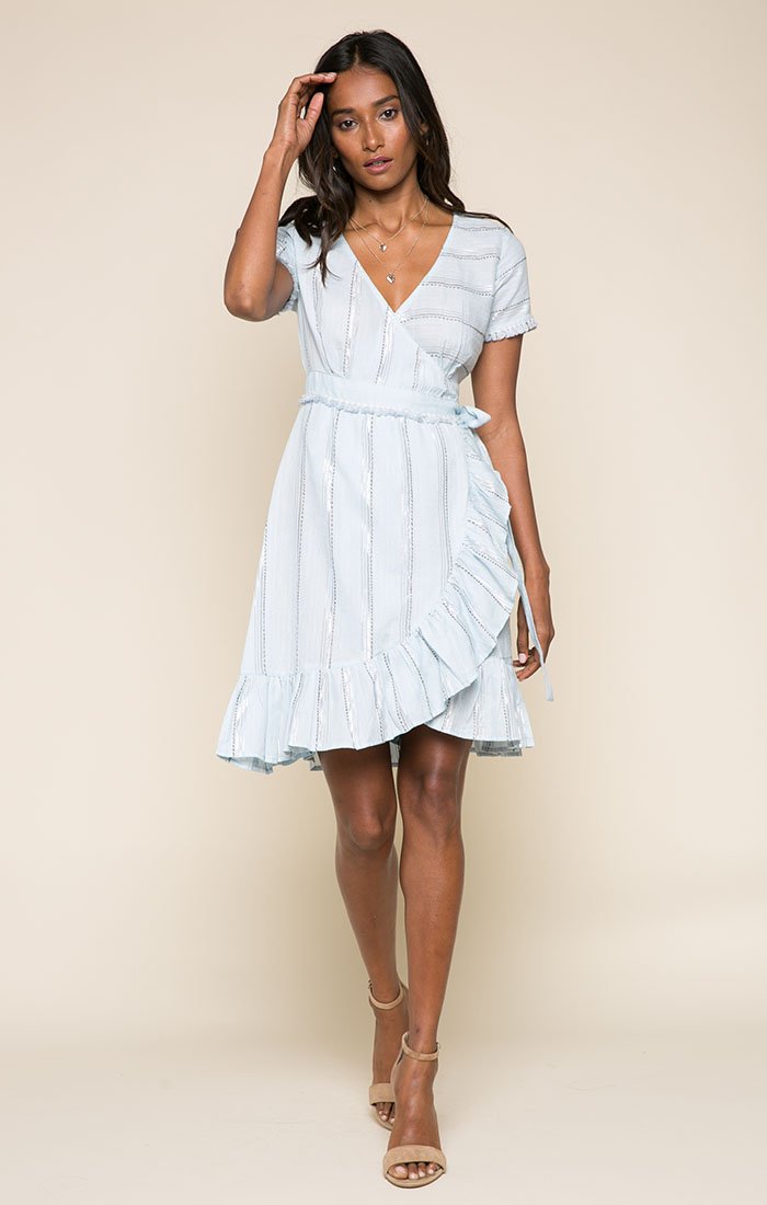 Skyla Short Wrap Dress | ScopeStyle